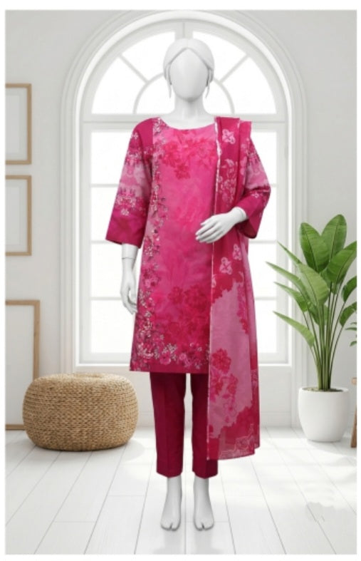 Nafees Lawn 3 pcs Print