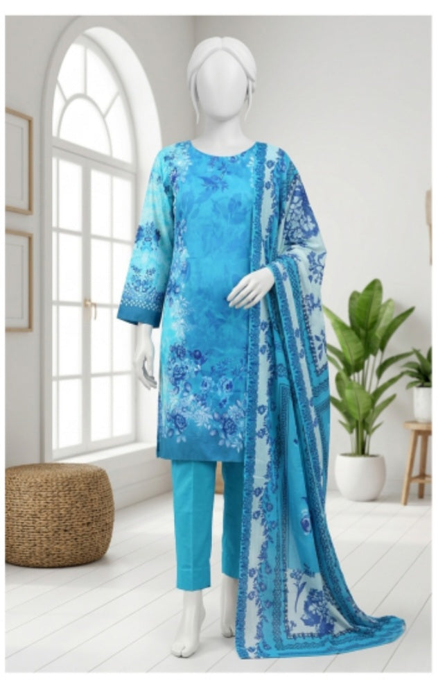 Nafees Lawn 3 pcs Print