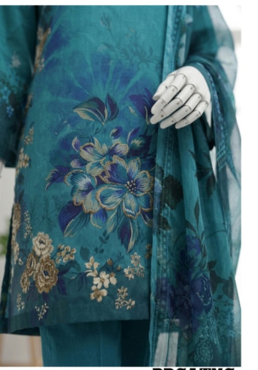 Nafees Lawn 3 pcs Print