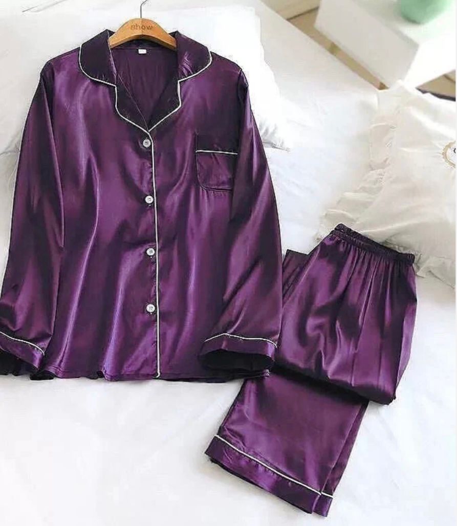 2 Pcs Silk Nighty