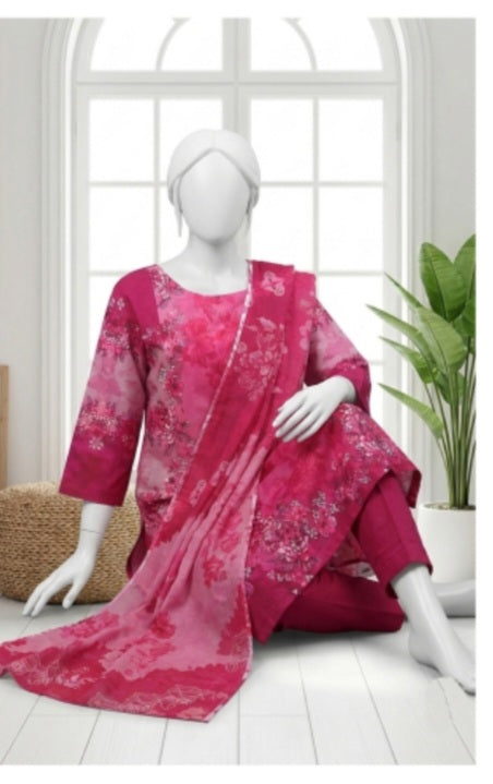 Nafees Lawn 3 pcs Print