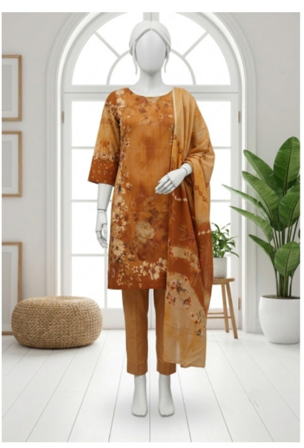 Nafees Lawn 3 pcs Print