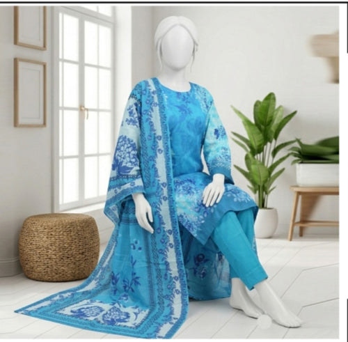 Nafees Lawn 3 pcs Print