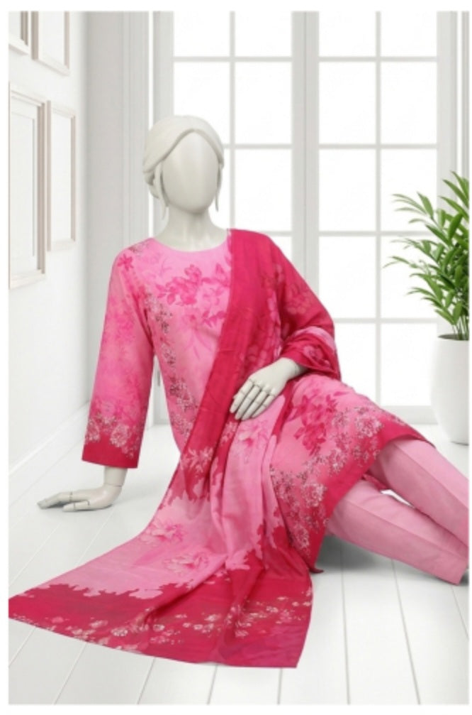 Nafees Lawn 3 pcs Print