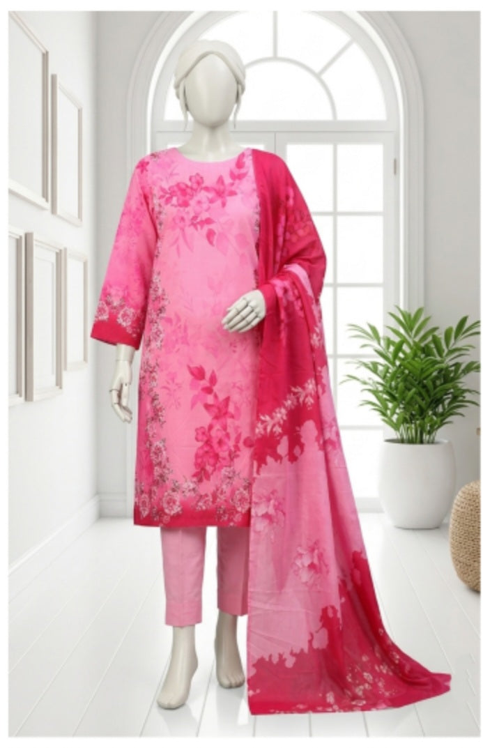 Nafees Lawn 3 pcs Print